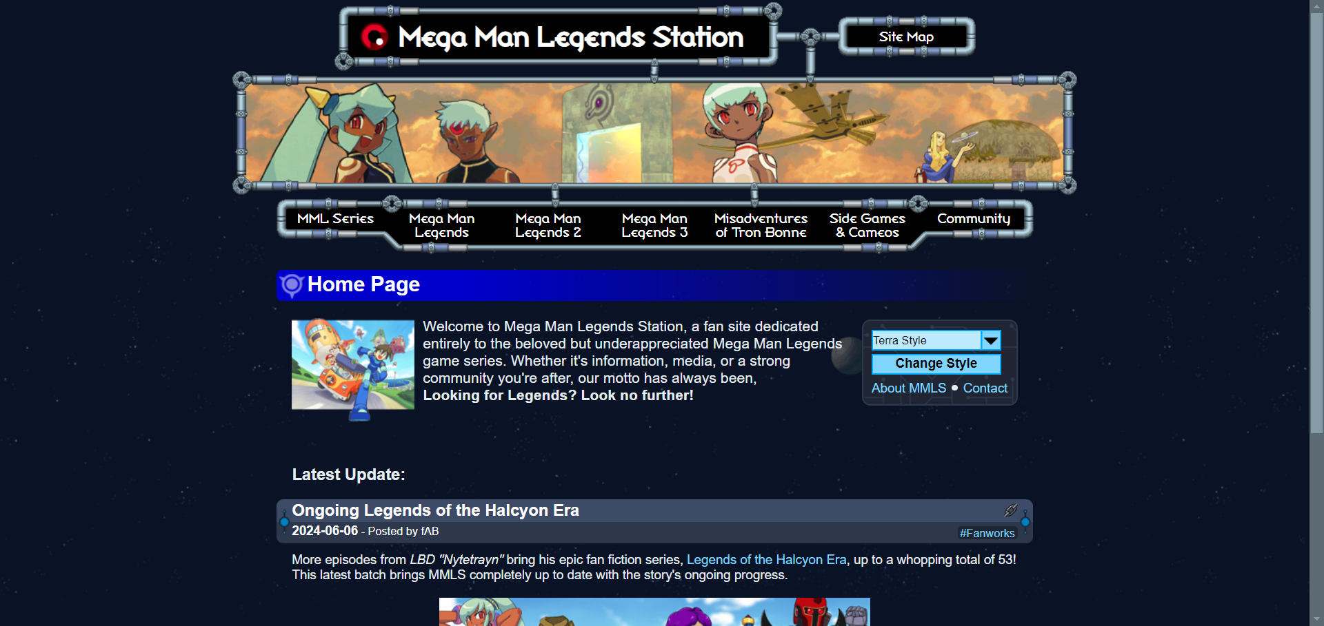 Mega Man Legends Station